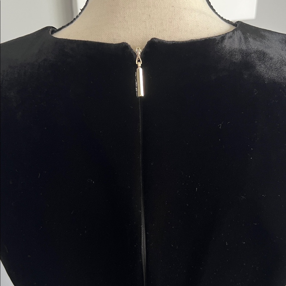 Kate Spade New York Sequin Bow Velvet Dress - Picture 4 of 10